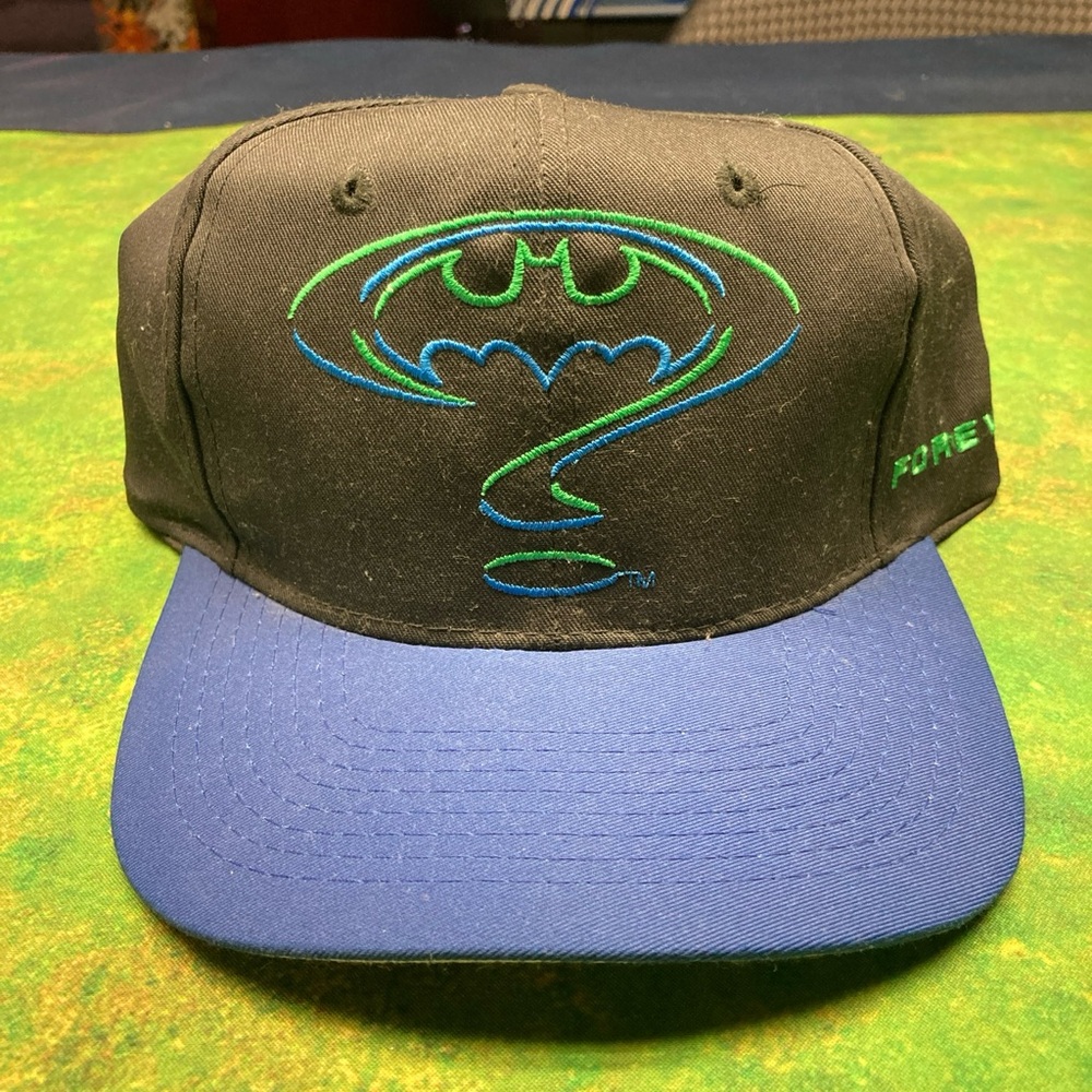 Vintage Batman Forever Snap Back Hat 1994 movie never worn